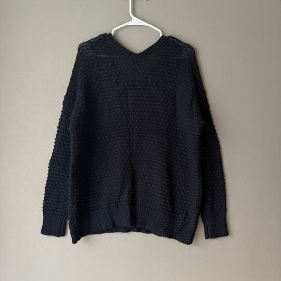 Vince sz M Black‎ wool sweater - Picture 6 of 8
